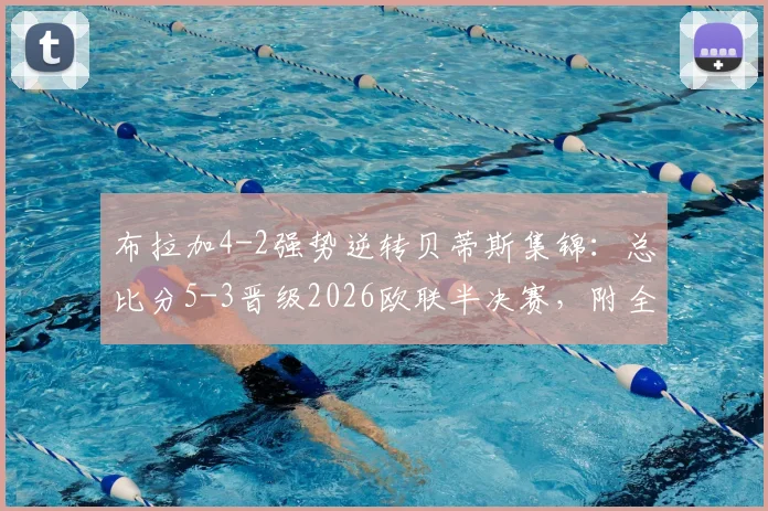 布拉加4-2强势逆转贝蒂斯集锦：总比分5-3晋级2026欧联半决赛，附全场录像回放与晋级深度解析